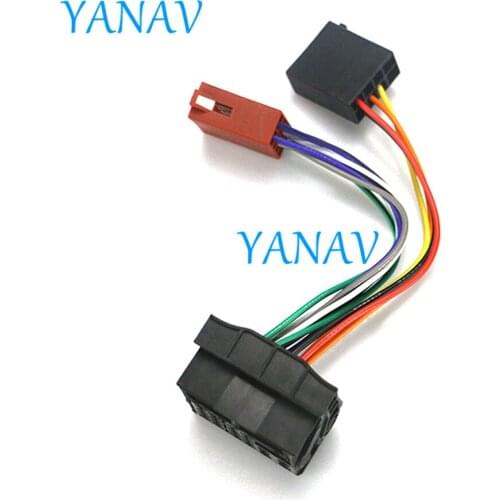 12-127 Wire Harness Adaptor for-RENAULT (select models all Models with Quadlock)Car Stereo Radio ISO Standard Connector Adapter