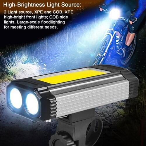 USB Rechargeable Bike Bicycle Light Light 5 Levels Bright Front And Waterproof LED Rear Headlight MTB Flashlight