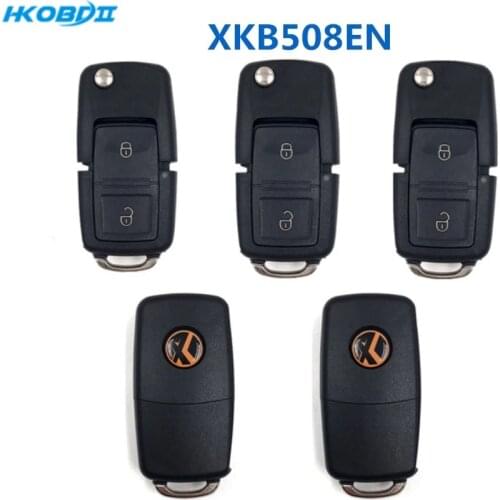 HKOBDII VVDI Wire XK XKB508EN 3 Buttons Wire Remote Universal VVDI2 Car Key for Xhorse VVDI Mini Key Tool