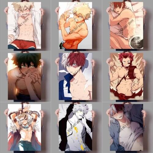 My Hero Academia Canvas Painting Wall Art Japan Anime Prints Posters Room Decor Pictures for Bedroom Kids Home Decoration