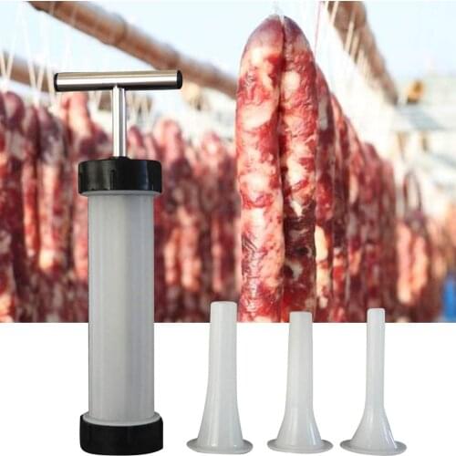 Sausage Stuffer Portable Manual Sausage Maker Household Hand Operated Sausage Filling Tool new