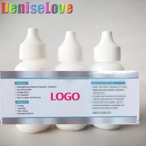 Lace front wig glue logo full lace wig glue custom made lable wholesale Custom lable if you need test you can only buy wig glue