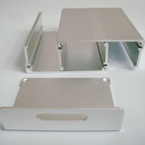 KYYSLB 76*57MM Sandblasting White All Aluminum Amplifier Chassis Enclosure Diy Instrument Aluminum Shell Battery Power Box Shell