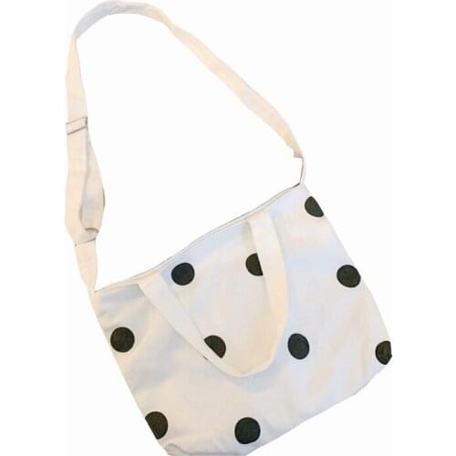 Mini Shopping Bag White Casual Totes Canvas Totes Beach Bag