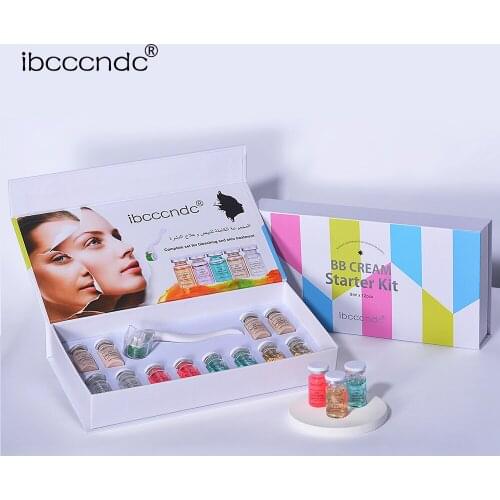 New Korean Makeup BB Cream Ampoule Meso Whitening Serum Kit White Brightening Serum Natural Concealer Skin Care Makeup