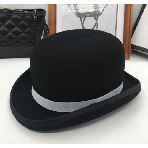 About new winter dome wool stiff wind restoring ancient ways men and women in England homburg M hat