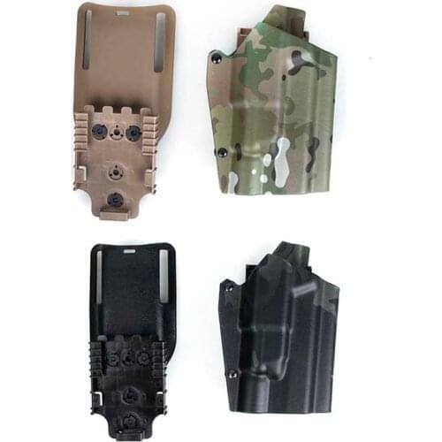 Tactical Airsoft TMC Multicam G17 X300 Kydex Belt Holster Drop Adapter Quick Release Holster Set