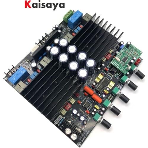 TDA8954TH 2.1 bluetooth Class D 210W + 210W HIFi Digital Assembled preamp LM1036+NE5532 Amplifier Board C6-003