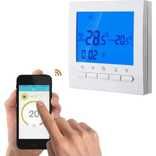 WiFi Smart Room Thermostat Electric Floor Heating System 16A Radiator Infrared Heater Temperature Remote Controlled by Phone