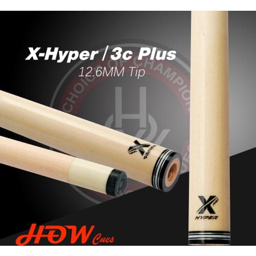 HOW Cue Shaft X-Hyper CP PLUS Shaft Maple Shaft 3/8*8 Radial Joint 12.6mm Abalone Shell Mosaic Inlay Ring Billiard Accessories