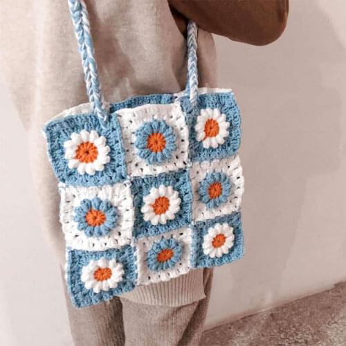 Beginners' knitting bag, hand-made DIY wool, crochet, crochet, knitting, gift bag, material bag