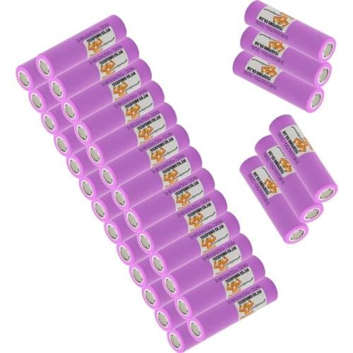 Yeckpowo INR18650 30Q battery 3000mAh 10C 30A high current li-ion batteries lithium 3.7V rechargeable akkumulator