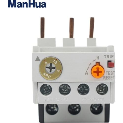 Manhua Protective Relay 6-9A GTH-22 Thermal Overload Relay Realize Overload Protection Of The Motor