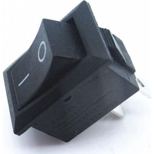 1/10pcs Lot 2 Pin 12v Car Boat Round Dot Light On/off Rocker Toggle Switch Tool Black