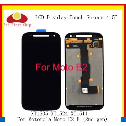 10Pcs/lot LCD For Motorola Moto E2 LCD E (2nd gen) XT1505 XT1524 XT1511 Touch Screen Digitizer Assembly LCD Display Replacement