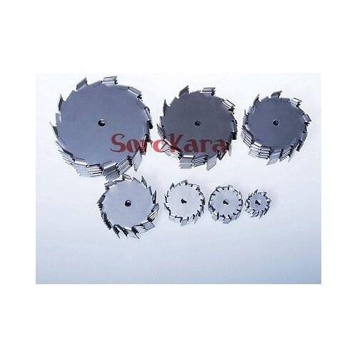 Bore 8mm Diameter 100mm Stainless Steel Stir Blade Impeller Tooth Type Dispersed Disc Gear