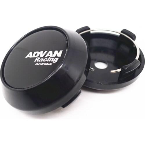 4pcs 64mm Advan Racing Wheel Caps Center Hub Car Rims Dust Cover Auto Styling Accessories