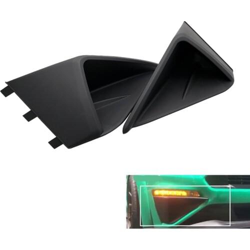 ABS Black Front Bumper Three-dimensional Air Intake Trim Panel Decorative Plates Sticker For Ford For Mustang Roush 2018 2019