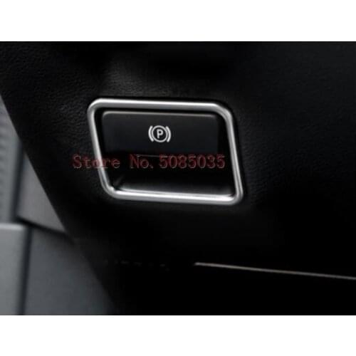 Accessories For Mercedes-Benz Vito W447 2014 2015 2016 2017 Electrical Park Handbrake Hand Brake Molding Cover Kit Trim MATTE
