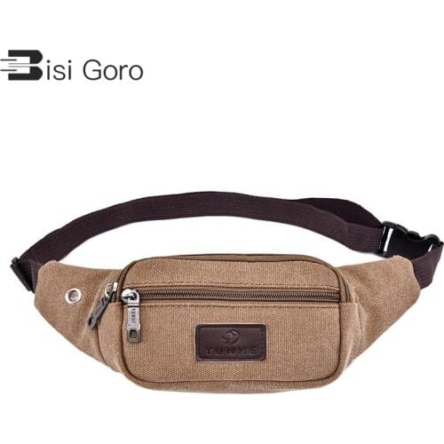 BISI GORO Unisex Sports Outdoor Running Waist Bag Fashion Delicate Texture Mobile Phone Bag Cross-bag Shoulder Bag Casual Women
