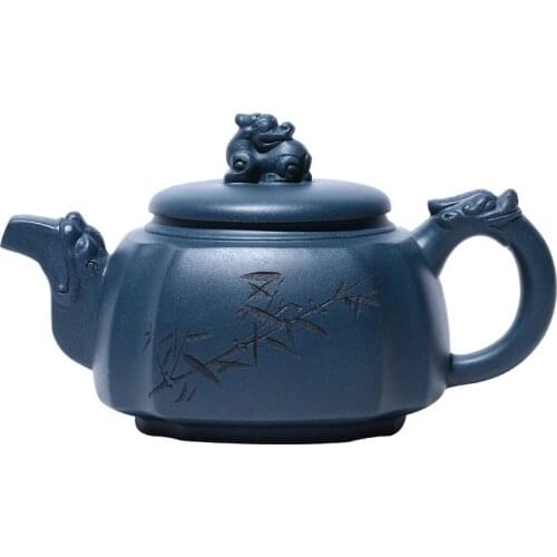 Yixing Dragon Teapot All Handmade Chinese Kung Fu Kettle With Gift Box Creative Teaware