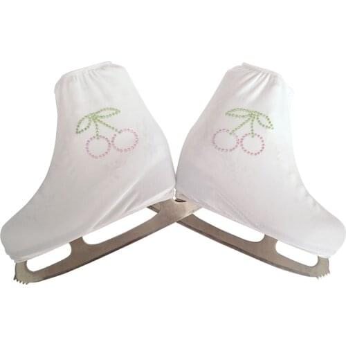 Nasinaya Figure Skating Shoes Cover Velvet for Kids Adult Protective Roller Skate Ice Skating Accessories shiny Rhinestones 22