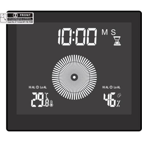 Digital Waterproof Shower Clock Bathroom Clock Countdown Timer for Kitchen Temperature Humidity Hour Minute Second IPX4 Display