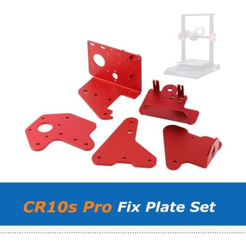 Creality 3D Printer CR-10S PRO Extruder XZ Axis Plate Fix Bracket Plate Front & Back Aluminum Holder For CR10s Pro