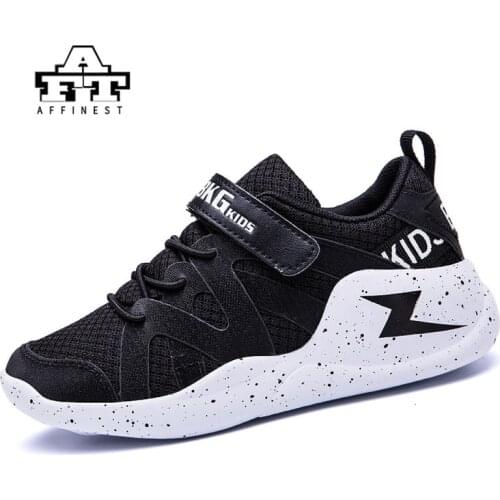 Kids Sport Shoes Boys Breathable Mesh Slip-on Sneakers Spring Autumn Children Casual Trainers Shoes School Tenis Infantil Menino