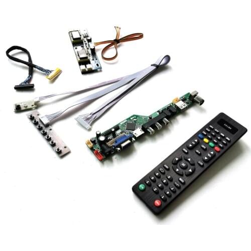 For LM220WE1/LM220WE3 monitor panel 4-CCFL 22" Audio VGA USB Remote 30Pins LVDS 1680*1050 LCD display controller card kit