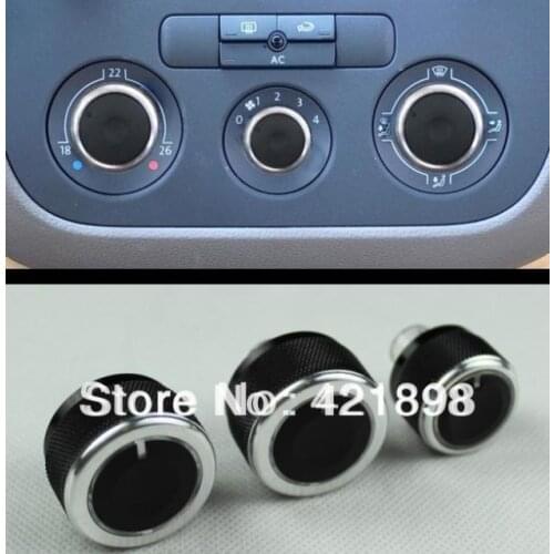 For VW Jetta MK5 2005 2006 2007 2008 2009 2010 refitting Air-condition control panel 3 Pcs