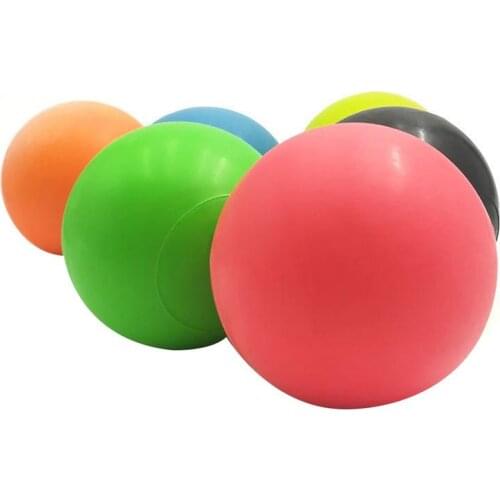 Fitness Massage Ball TPE Hockey Rubber Ball Lacrosse 63mm Trigger Point Relaxation Auto Massage Free Shipping