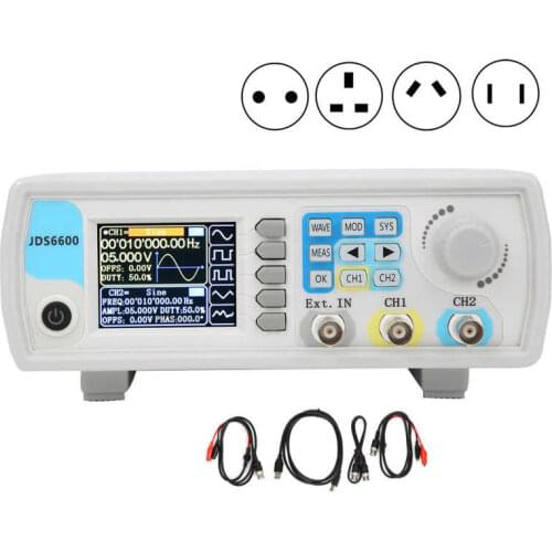 JDS6600-40M Signal Generator Dual Channel DDS Arbitrary Waveform Signal Generator Frequency Meter AC100-240V