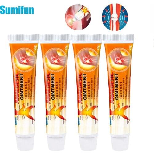 Sumifun 20g Arthritis Analgesic Cream Rheumatoid Joint Muscle Rub Chinese Herbal Ointments Pain Relief Oil Medical Patch K10012