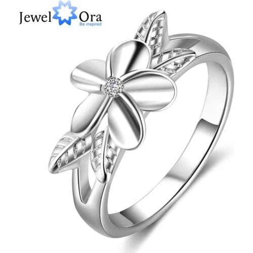 Wedding Ring 5 6 7 Size For Women Trendy Ring Female Decoration Carnation Zircon Vintage Mothers Day Gift 2018