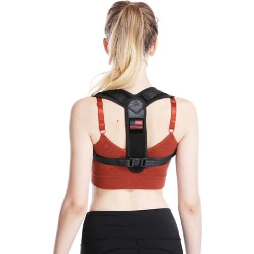 Posture Corrector Back Belt Support Clamp Adjustable Posture Correction Lumbar Back Shoulder soft comfortable belts
