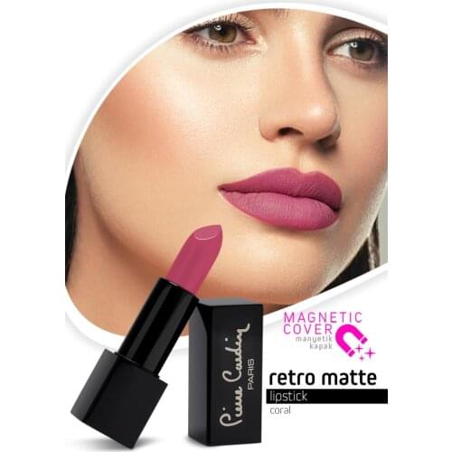 Cosmetic Lip Makeup Retro Matte Lipstick Coral Lip Gloss Waterproof Lips Velvet Volume Moisturizer Silky Beauty