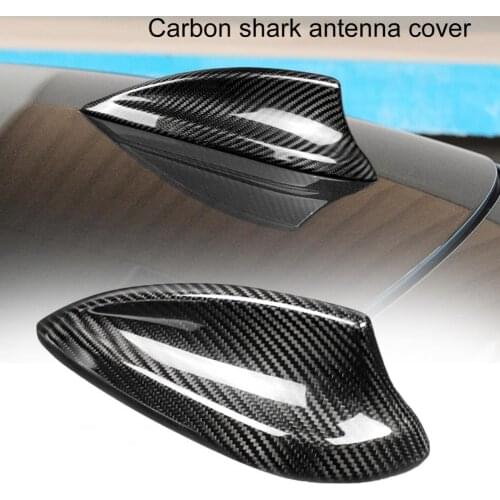 Shark Fin Antenna Cover Carbon Fiber Aerial Protector Exterior Modification Auto Parts for BMW F30 F35 F34 F33 F87 F80 22.5x10cm