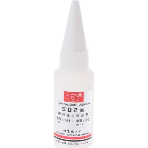 Instant Quick Dry Adhesive Strong Bond Fast Leather Rubber Metal 502 Super Glue A816