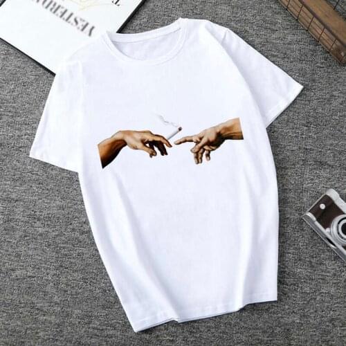 Michelangelo Graphic Funny Character Short Sleeve Harajuku Women T-shirt Tops Casual Female Summer T Shirts Vintage Streetwear