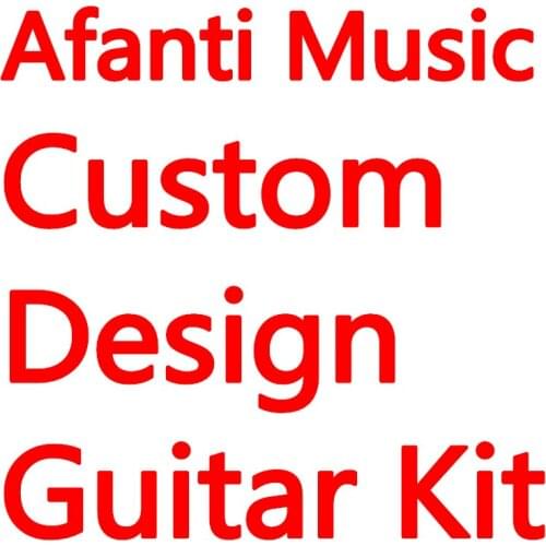 Afanti Music Custom Design Electric Guitar Kit DIY guitar