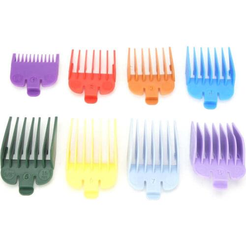 Hair Clipper Combs Guide Comb Set Colorful Replacement Attachment Cutting Guards for Hair Clipper Trimmer