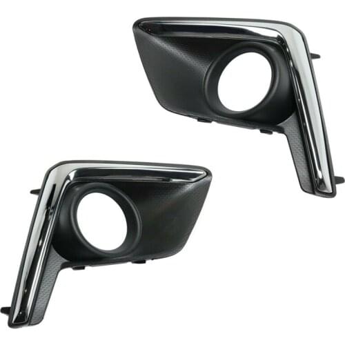 Pair Black Fog Light Cover 57731FJ430 57731FJ420 for Subaru Crosstrek 2016 2017