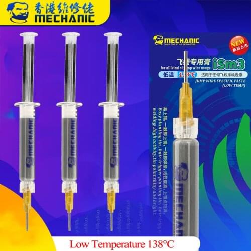 Mechanic ism3 ism5 Jump Wire Specific Solder Tin Paste Low/Medium Temperature Soldering Flux for iPhone Fingerprint Repair Tools