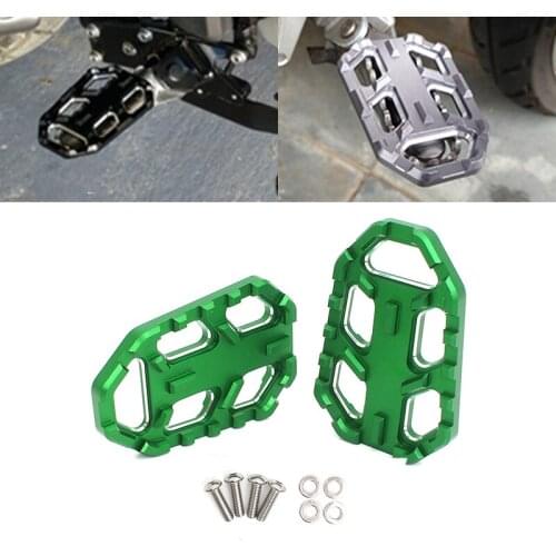 Footpeg Versys 650 1000 Versys X-300 Footrest Foot Pegs Pedals Foot Rest for Kawasaki Versys650 Versys1000 X300 Enlarged Pedal
