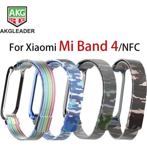 Newest Mi Band 3/4 Wrist Strap Screwless Stainless Steel For Xiaomi Mi Band 3 Bracelet Miband 4 Wristbands Pulseira Mi band 4