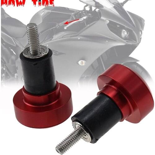 Handlebar Hand Grip Bar Ends Cap Slider for YAMAHA YZFR1 YZF-R1 YZFR6 YZF-R6 1998-2017 Motorcycle Accessories CNC Aluminum
