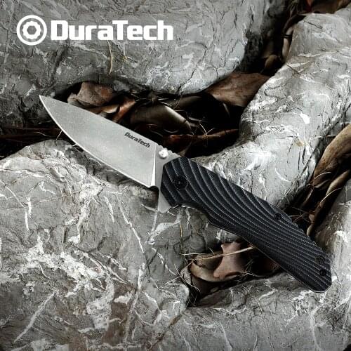 DuraTech High Hardness Folding Knife Anti-rusting Utility Knife Portable Key Ring Camping Hunting Outdoor Survival Tool