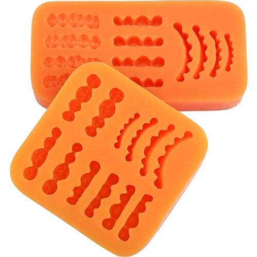 Dental Wax Figure Film Model Base Denture Laboratory Wax Tooth Rubber Model Inverted Mold