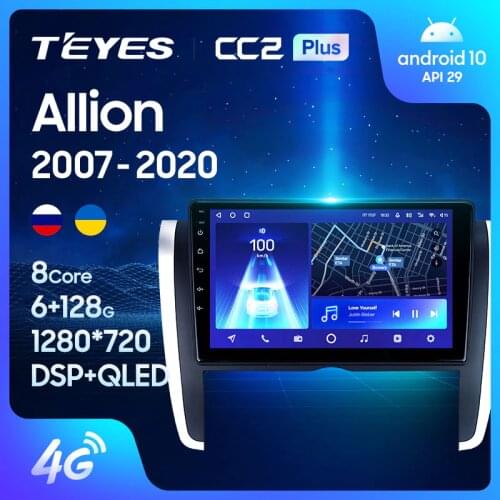 TEYES CC2L CC2 Plus For Toyota Allion T260 2007 - 2020 Right hand driver Car Radio Multimedia Video Player Navigation GPS Android No 2din 2 din dvd